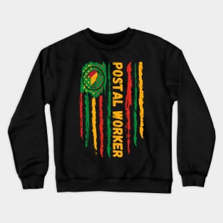 Postal Workers Juneteenth 1865 Celebration Crewneck Sweatshirt